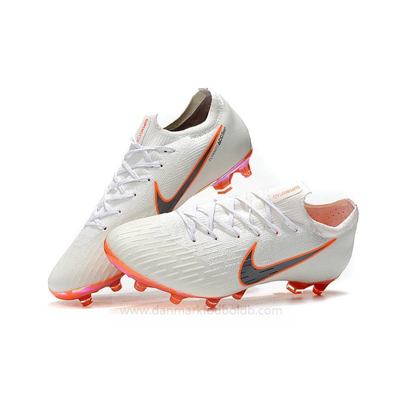 Nike Mercurial Vapor XII Elite Ag-Pro Fodboldstøvler Herre – Hvid Orange